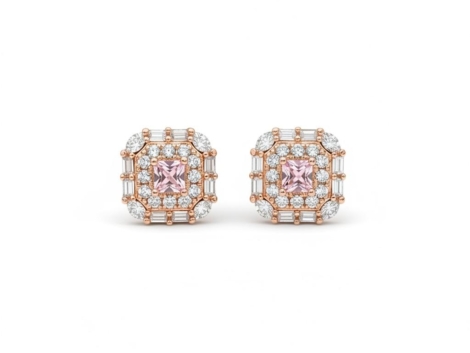 Studd rose gold earring