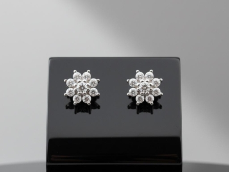 Sunflower studd earring