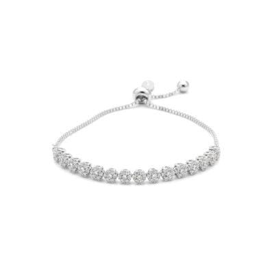Tennis Adjustable Bracelet with AAA quality Zircon